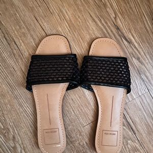 Dolce Vita Black/Tan Flats 6